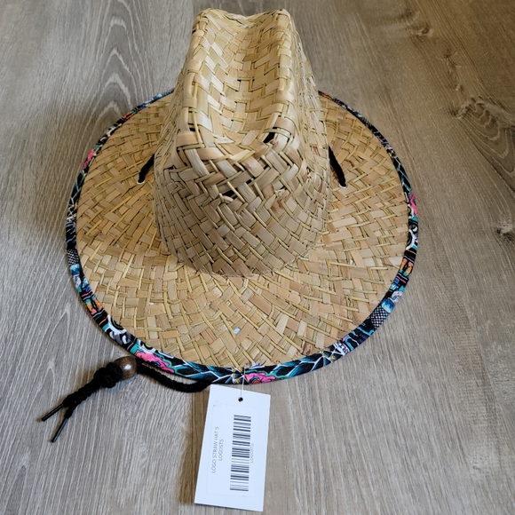Brimmz Toddler Logo Straw Hat 